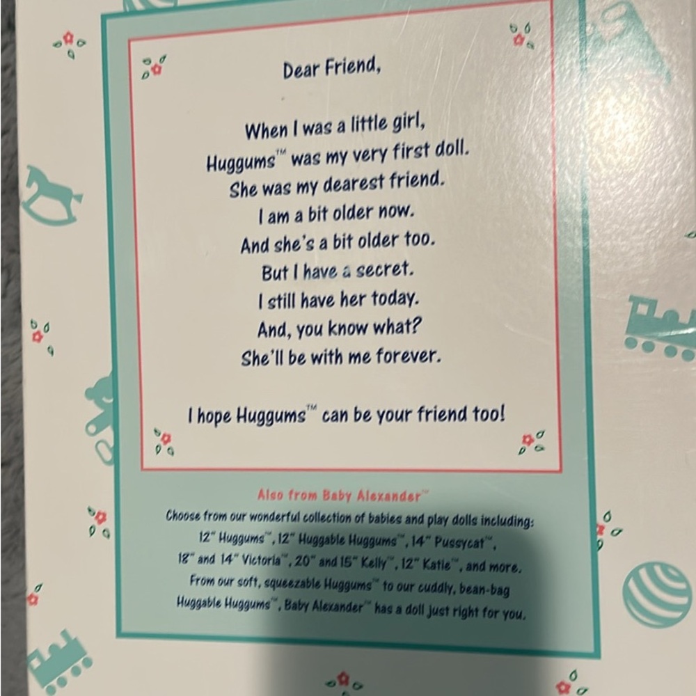 Madame Alexander Huggums Doll in White Outfit - Picture 2 of 2